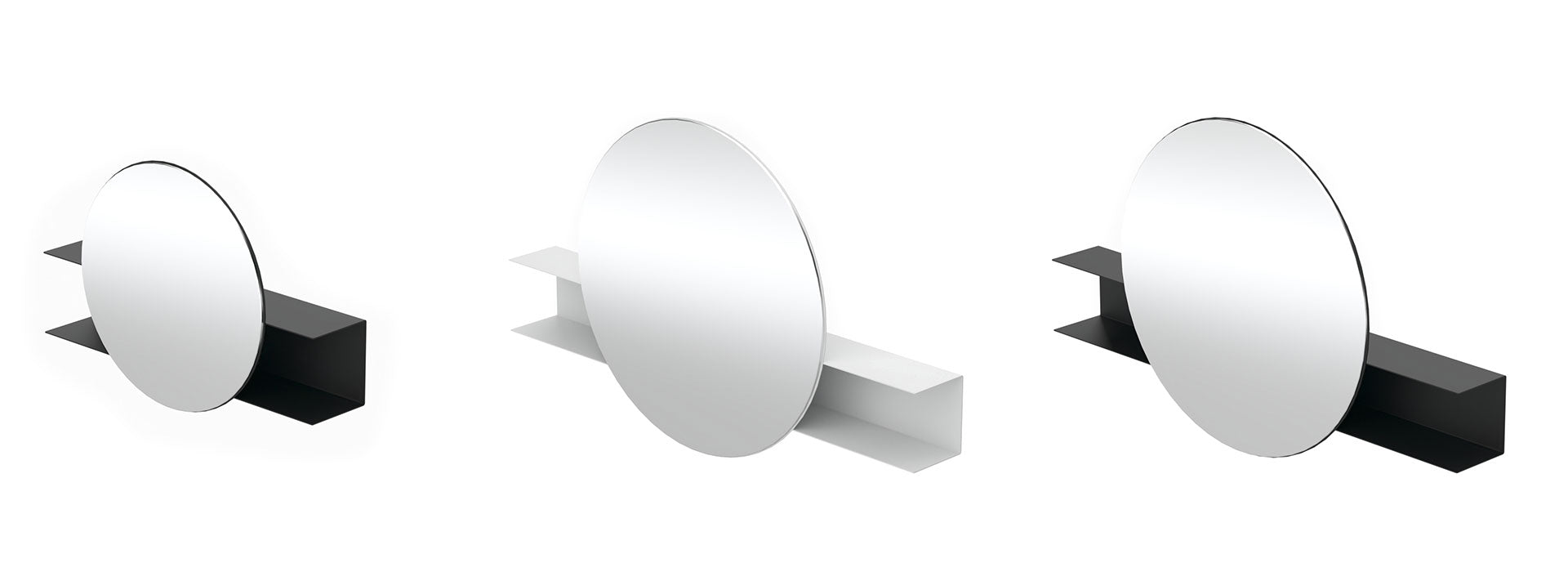 round wall mirror with shelf inspiration and decor idea